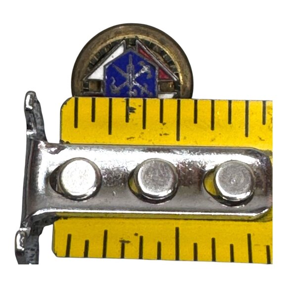 Vintage Sterling Silver Knights Of Columbus 25 Year Membership Pin Antique - Picture 5 of 7